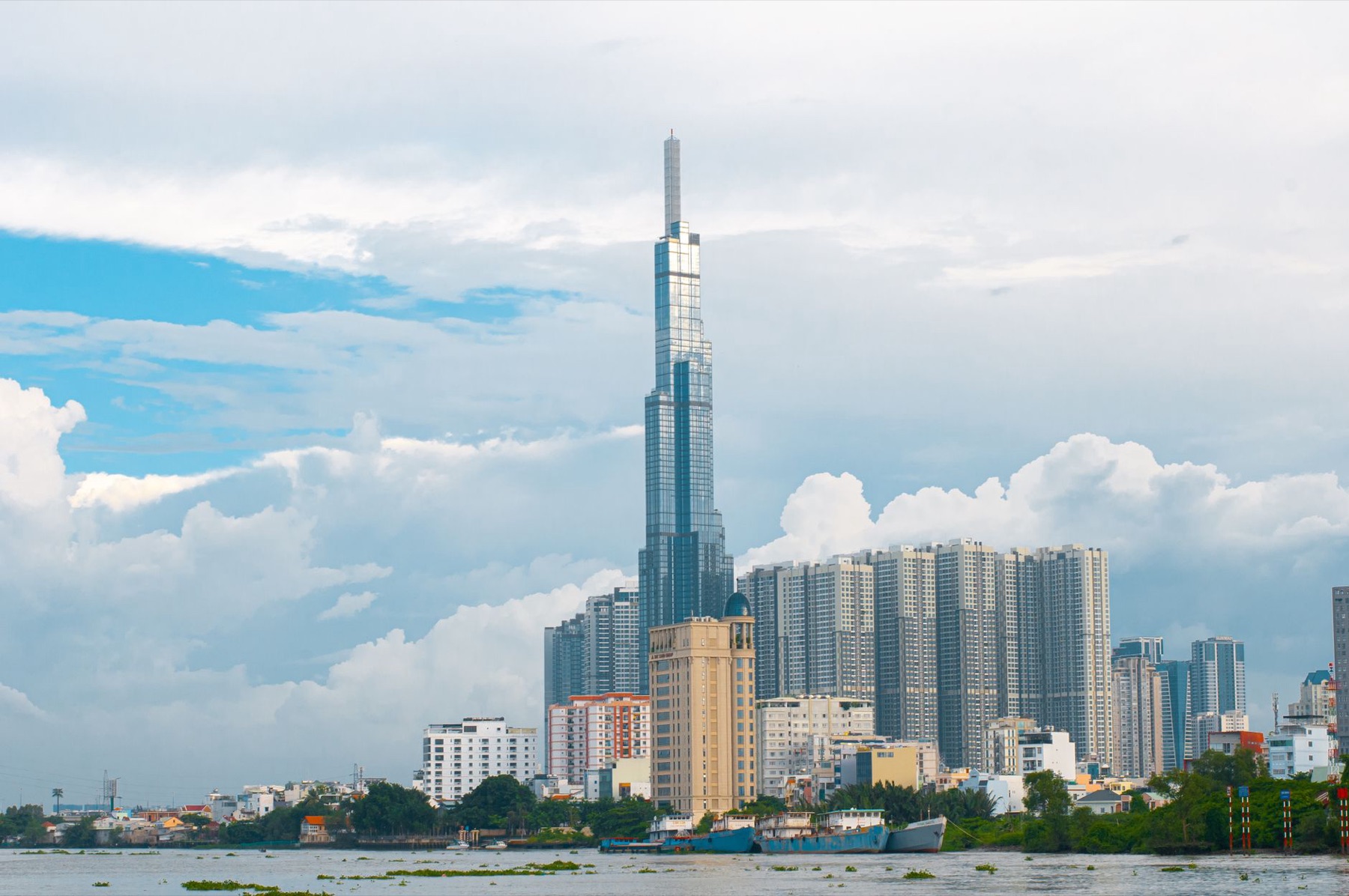 Ho Chi Minh City — Skyline of Ho Chi Minh City featuring Landmark 81 tower and surrounding high-ris